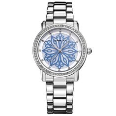 Luxury Fashion Rhinestone Watch - wnkrs Silver Diamond Watch With Rhinestones And Crystal, Silver Crystal Watch With Rhinestones, Silver Alloy Watch As A Gift, Metal Watches With Rhinestones Round Dial, Metal Watches With Rhinestones, Silver Alloy Watch For Gift, Silver Diamond Watch With Crystal, Silver Diamond Watch With Rhinestones, Silver Crystal Watch With Round Dial