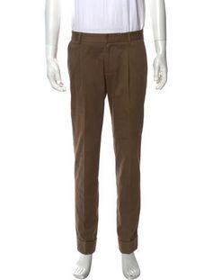 Gucci PantsFrom the 2013 CollectionBrownLeather Trim EmbellishmentSlit PocketsZip & Button ClosureFit:Pants by Gucci typically fit true to size. Brown Fitted Full-length Chinos, Semi-formal Brown Bottoms For Fall, Fitted Full Length Brown Chinos, Brown Semi-formal Fall Bottoms, Brown Bottoms For Semi-formal Fall Occasions, Gucci Formal Pants, Brown Chinos For Business Casual, Brown Full-length Chinos For Workwear, Brown Full Length Chinos For Work