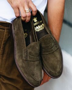 For this Adam, we have made a few alterations to create a streamlined version, which is extremely lightweight and perfect for the summer months. Completely unlined and placed on our Ultra Flex sole. Gents Shoes, Moccasin Shoes, Gentleman Shoes, Loafer Style, Moccasins Shoes, Loafers Style