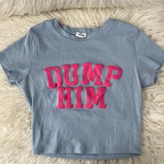 dump him garage t-shirt 🩷🩵 Dump Him, Women's T Shirt, Garage, Womens Tops, Women Accessories, T Shirts For Women, Outfit Accessories, T Shirt, Clothes