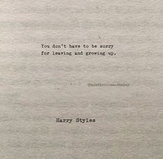 an old typewriter with the words harry styles printed on it's paper sheet