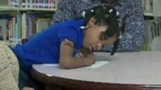 Handless seven-year-old girl wins US handwriting contest - BBC News Bbc News, Handwriting, Bbc, Year Old, Virginia