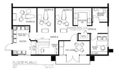 Small Dental Clinic Design Floor Plans, Dental Interior Design, Dental Interior, Hospital Plans, Dentist Office Design