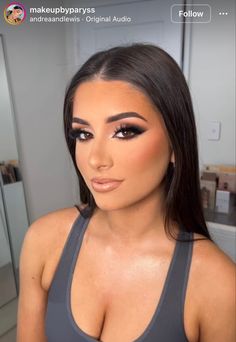 Classy Makeup For Black Dress, Makeup Looks For Teal Dress, Soft Glam Engagement Makeup, Bodybuilding Show Day Makeup, Makeup Ideas Wedding Bridesmaid, Soft Glam Makeup Bride, Makeup That Makes Brown Eyes Pop, Night Glam Makeup Smokey Eye, Black Quince Makeup