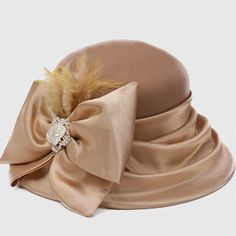 forbusite Stylish camel wool felt hat for womens Wool Cloche Hat, Felt Wool, Rhinestone Embellishments, Cloche Hat, Hat For Women, Cozy Fits, Timeless Accessories, Vintage Glamour, Winter Style