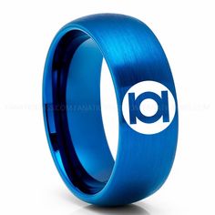 an image of a blue ring with the letter i on it