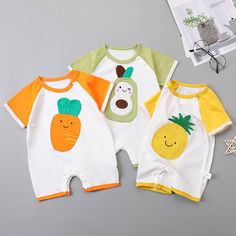 * Material:Cotton * Thickness:Regular * Season:Summer Best Sales Cartoon Design Bodysuit for Baby Wholesale children's clothing ,which is very comfortable to wear it.Fashionable high quality organic and affordable clothes Cartoon Design Bodysuit for Baby Wholesale children's clothing that will always catch the attention of people. Cartoon Design Bodysuit for Baby Wholesale children's clothing are very comfortable to wear and the material is easy to clean. Heart is not as good as action, quickly Summer Cotton Bodysuit For Playwear, Spring White Bodysuit With Cartoon Print, Summer Cotton Onesie For Playwear, Summer Cotton Bodysuit For Playtime, Summer Cotton Playtime Bodysuit, Summer Playtime Cotton Bodysuit, Summer Cotton Playwear Onesie, Cute Cartoon Print Summer Bodysuit, Summer Playtime Cotton Onesie