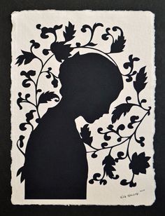 an image of a woman's silhouette with leaves on it and the words jane bye quotes