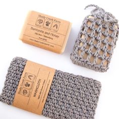 "Gift for Him, Man Gift, Gift for Dad, Bath Set, Bath Gift Set, Washcloth, All Natural Soap, Soap Saver, Grooming Kit, Shaving http://www.ShadyCreekFarmNC.etsy.com This listing is for: 1 crochet washcloth 1 crochet soap saver 1 bar of all natural soap WASHCLOTH - 100% USA grown cotton crocheted wash cloth. Washcloth Size: approximately 8\" square Color: your choice SOAP SAVER Your choice of color 100% USA grown cotton approximately 4\" x 3\" All washcloths and soap savers are made to order. CARE Skin Tea, All Natural Soap, Mens Valentines Gifts, Bath Gift Set, Soap Gift Set, Crochet Washcloth, Soap Saver, Bath Gift, Bath Set