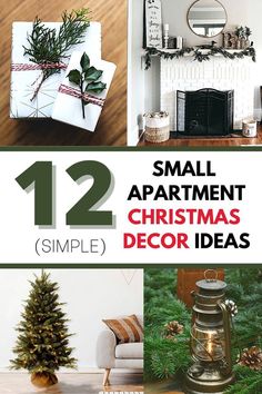 twelve small apartment christmas decor ideas