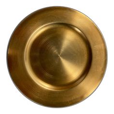 a brass plate on a white background