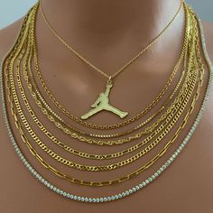 🌸 michael jordan silver necklace 🌸 choose your chain from 8 different unique chain 🌸 choose your color from 3 colors (rose - silver - gold) 🌸 choose your chain size from 5 sizes ( 14" - 16" - 18" - 20" - 22" ) Michael Jordan Earrings, Jordan Necklace, Basketball Necklace For Guys, Gold Chain Hip Hop, Nicki Minaj Queen Chain, Michael Jordan, Silver Roses, Jordan, Nba