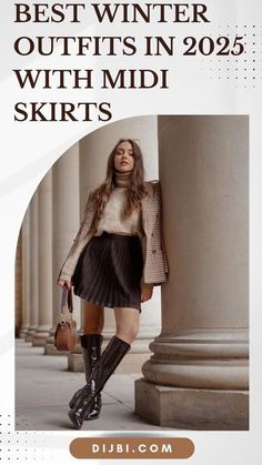 Mini Skirt Winter Outfit, Skirt Outfits With Boots, Midi Skirt Outfit Winter, Midi Skirt Winter, Winter Skirt Outfit, Trendy Fall Outfits, Versatile Outfits, Fashion Mistakes