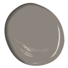 a gray paint with white trim on the top and bottom, it's dark brown