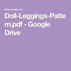 the text doll - leggings - pate mp3 google drive on a purple background