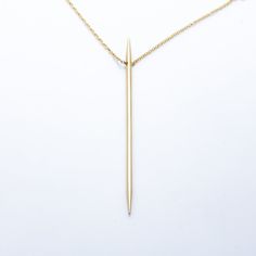 This item is available in 10K, 18K and PLAT. ( Please contact us for different quotes and customization) The above picture is a 14K Yellow gold Toothpick Pendant with a chain. The Price includes a chain ( As shown in the picture ) and a pendant. Approximate weight : 3.1 grams ( Pendant and chain ) Pendant dimensions : 2.5 inches approx. Thickness : 1.9mm ( varies at different parts ) Lightning Pendant, Stackable Wedding Bands, Different Quotes, Pendant With Chain, Key Pendant, Anniversary Bands, Toothpick, Chain Pendant, Solid Yellow