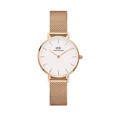 Classic Petite Melrose 28 (White) Dw Watch Women, Daniel Wellington Classic Petite, Dw Watch, Daniel Wellington Petite, Bracelet Or Rose, Daniel Wellington Women, Daniel Wellington Watch, Women's Watch, Rose Gold Watch