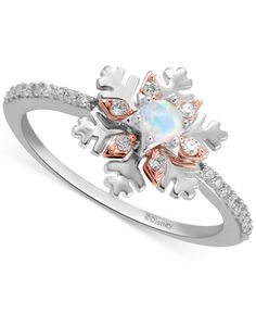 in stock Elsa Snowflake, Snowflake Ring, Disney Enchanted, Gold Sign, Ring Ideas, Fall Jewelry, Sparkle Diamonds, Silver Roses, Silver Rose Gold