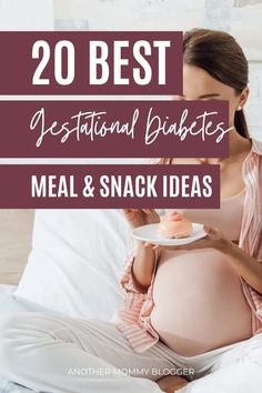 a pregnant woman holding a plate with food on it and the words 20 best vegetarian babies meal & snack ideas