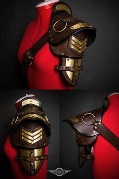 Steampunk shoulder pad final by LahmatTea on DeviantArt