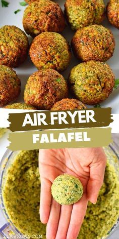 falafel is an appetizer made with fresh herbs and spices