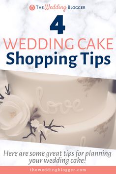 the four wedding cake shopping tips