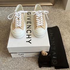 Brand New Never Worn Authentic Givenchy Sneakers Givenchy Outfits Women, Luxury Sneakers Women, Bp Outfits, Givenchy Sneakers, Givenchy Shoes, Denim Sneakers, Sock Sneakers, Givenchy Paris, Givenchy Women