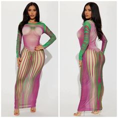 Masterpiece The Ultimate Sexy Subliminal Print Mesh Maxi Dress Body Heat Print Long Sleeve Maxi Stretchy Mesh Design 95% Polyester 5% Spandex Purple Long Sleeve Bodycon Dress For Summer, Summer Purple Bodycon Dress For Club, Purple Stretch Dress For Club, Summer Club Bodycon Dress In Purple, Purple Bodycon Dress For Club, Fitted Purple Sheer Dresses, Summer Mesh Floor-length Maxi Dress, Long Sleeve Purple Bodycon Dress For Club, Purple Long Sleeve Bodycon Dress For Club