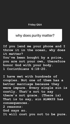 a text message that reads, why does purty matter? if you lend me your phone and i throw it in the ocean, why does it mean