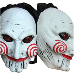 Halloween Themed Party Masks And Prosthetics, Horror Masks And Prosthetics For Halloween Party, Horror Costume Accessories For Halloween Party, Halloween Horror Costume Accessories, Latex Masks, John Kramer, Masquerade Halloween Party, Masquerade Halloween, Halloween Party Props