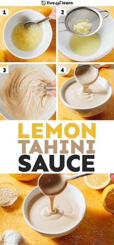 how to make lemon tahne sauce in less than 10 minutes - step by step instructions