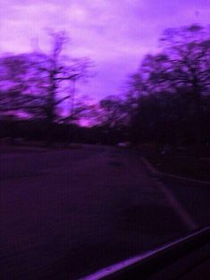 a purple sky with trees and the words you touched me and suddenly i was lilac sky