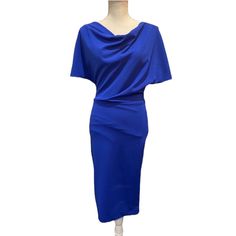 Olivia Dress Off-The-Shoulder Cobalt Blue Sheath Dress Size This Is A Lovely Cobalt Blue Sheath Dress With An Off-The-Shoulder Silhouette. Has A Side Zipper. 95% Polyester 5% Spandex Lined 100% Polyester Size Small Good Condition With Tag Has Light Lines On The Bottom Front(Review Last Picture) Please Review Pictures And Measurements Approximate Measurements Armpit To Armpit 18” Length Around 42” Boat Neck Bodycon Dress For Parties, Blue Fitted Off-shoulder Dress For Night Out, Bodycon Boat Neck Party Dress, Bodycon Boat Neck Dress For Party, Party Bodycon Dress With Boat Neck, Fitted Blue Off-shoulder Midi Dress, Blue Fitted Off-shoulder Dress, Elegant Blue Off-shoulder Dress For Evening, Blue Off-shoulder Dress For Summer Night Out