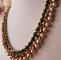 Jewellery Pearl, Indian Jewellery Gold, Pearl Jewels, Gold Necklace Indian Bridal Jewelry, Jewelry Designing