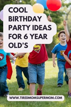 Here are some more super cute 6 year old birthday party ideas I know you will love. Birthday Ideas For 6 Year Boy, 6th Birthday Boy Theme Ideas, 6 Year Boy Birthday Party Ideas, 6 Year Birthday Party Ideas Boy, 6th Birthday Boy Theme, Boys Birthday Party Activities, Bday Party Boy, Boys Birthday Party Games