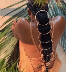 Braid Rings, Hair Braid Rings, Dorothy Dandridge, Afro Style, Glamorous Hair, Gold Hair Accessories, Rings Accessories, Girls Braids, Hair Braid