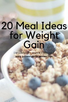 20 Meals Ideas for Weight Gain - Read at gainweightforwomen.com #healthyliving Weight Gain Plan, Healthy Weight Gain Foods, Weight Gain Journey, Weight Gain Diet, Weight Gain Meals, Meals Ideas, Weight Gain Meal Plan, Natural Detox Drinks, Healthy Weight Gain