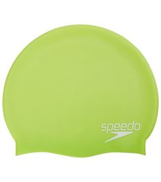 the speedo swim cap in neon green