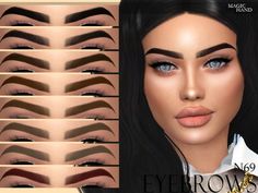 Sims 4 Mods Nails, Eyebrow Sims 4 Cc, Sims 4 Cc Hair Kids Girl, Sims 4 Face Mods, Sims4 Eyebrows, Sims 4 Cc Facial Hair, The Sims 4 Nails, Sims 4 Facial Hair Cc, Sims 4 Cc Nails