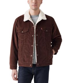 out of stock Chicory Coffee, Trucker Jacket, Levis Men, Welt Pocket, Levi's, Buy Online, Nordstrom, Relaxed Fit, Collar