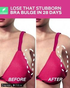 before and after photos of breast surgery, the woman is wearing a pink bra top