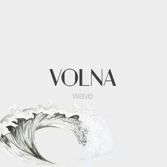 the cover art for volna's wave album, which features an image of a white