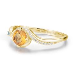 Elevate your style with our Air Ring, inspired by the element of air. This ethereal design features a round citrine, symbolizing the uplifting energy of the breeze. The airy, wavy band captures the lightness and freedom found in the gentle movement of air. Embrace the gentle breeze of change, letting it guide you to new heights, where freedom and grace intertwine in the dance of life.✦ Available in both 14K yellow gold vermeil (14K yellow gold plated over a sterling silver base) and 10K solid ye Air Ring, Element Of Air, Ethereal Design, Gentle Movement, April Birthstone Jewelry, March Birthstone Jewelry, Gold Vermeil Jewelry, Forever Jewelry, Vermeil Jewelry