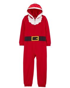 Crafted in cozy fleece with an easy zip up the front, this cozy 1-piece lets your little one dress up like Santa! Shop Clothing, Little One, Baby Clothes, 1 Piece, Zip Ups, Shopping Outfit, Pajamas, Dress Up, Outfit Accessories