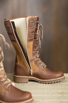 Women's Bos & Co Holding Wool-Lined Waterproof Leather Boots | Overland Brown Weatherproof Lace-up Boots, Brown Winter Combat Boots For Outdoor, Rugged Brown Lace-up Boots For Winter, Leather Lace-up Boots For Cold Weather, Waterproof Mid-calf Boots For Winter Outdoor, Waterproof Mid-calf Boots For Outdoor Winter Use, Waterproof Winter Mid-calf Boots For Outdoor, Brown Weatherproof Lace-up Boots For Fall, Brown Leather Combat Boots For Winter