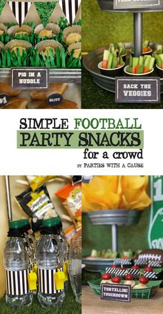 football party snacks for a crowd