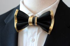 Leather Bowtie, Bow Tie For Men, Gold Bow Tie, Groomsmen Gift Set, Wedding Bow Tie, Leather Bow Tie, Groomsmen Bowtie, Baby Bowtie, Lapel Flower