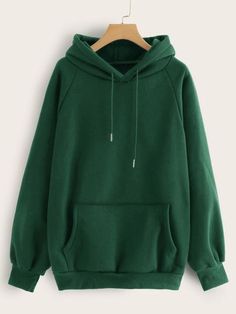 Green Hoodie Outfit, Dark Green Hoodie, Burgundy Hoodie, Sweatshirt Aesthetic, Hoodie Aesthetic, Women Sweatshirts, Kangaroo Pocket Hoodie