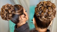 Hairstyles Juda, Hairstyles Aesthetic, Wedding Bun Hairstyles, Quinceanera Hairstyles, Easy Bun Hairstyles, Quince Hairstyles, Messy Bun Hairstyles, Peinados Fáciles Para Cabello Corto, Hair Tutorials Easy