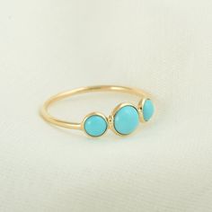 Turquoise Round Opal Ring In 14k Gold, Turquoise Opal Ring In 14k Gold, Turquoise 14k Gold Round Opal Ring, Yellow Gold Turquoise Birthstone Ring, 14k Gold Turquoise Round Ring, 14k Gold Turquoise Ring, Turquoise Jewelry Gold, Dainty Promise Ring, December Birthstone Ring